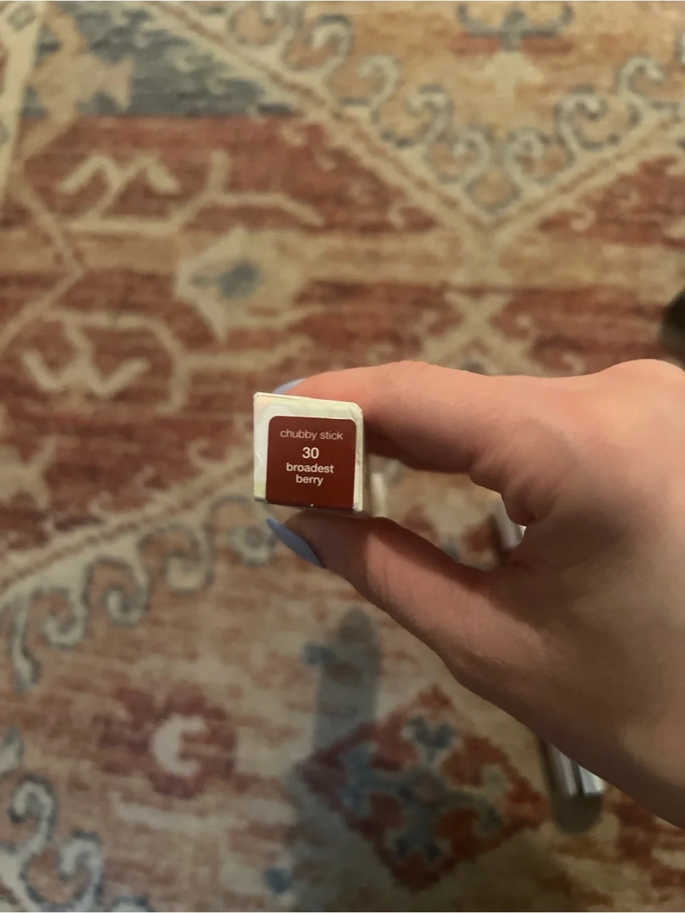NIB Clinique Chubby Stick Moisturizing Lip Colour Balm — Broad Berry Red